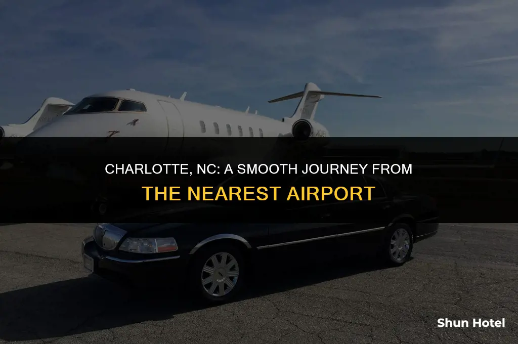 how charlotte nc from closest airport