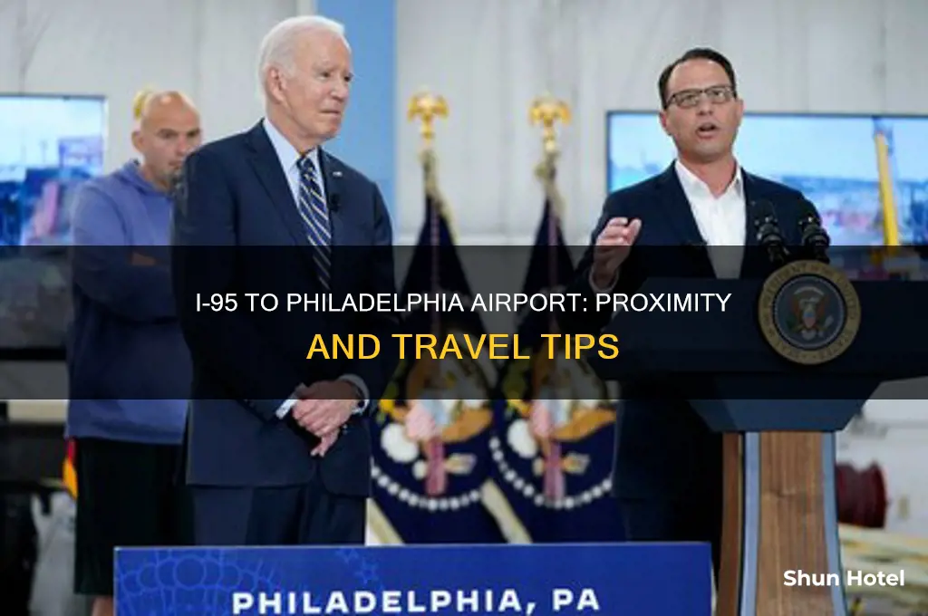 how close is i-95 to philadelphia international airport