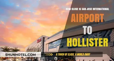 San Jose International Airport to Hollister: Distance and Travel Time