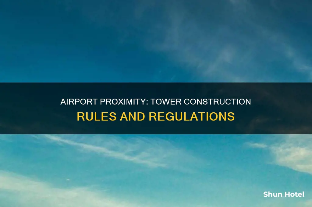 how close to an airport can towers be built