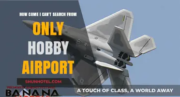Why Can't I Search Flights from Hobby Airport Only?