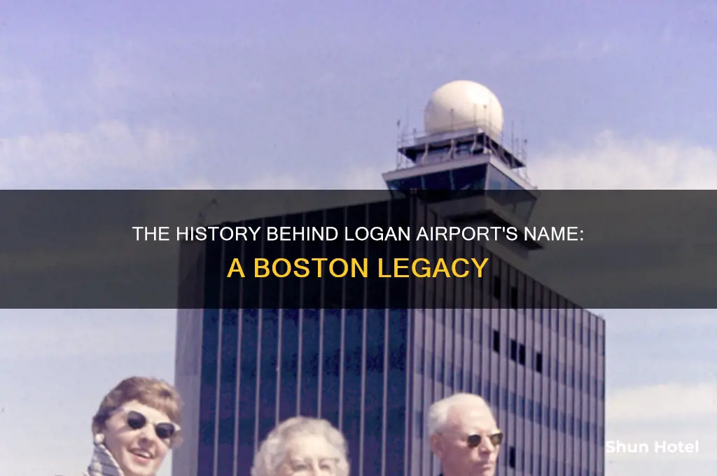how did logan airport get its name