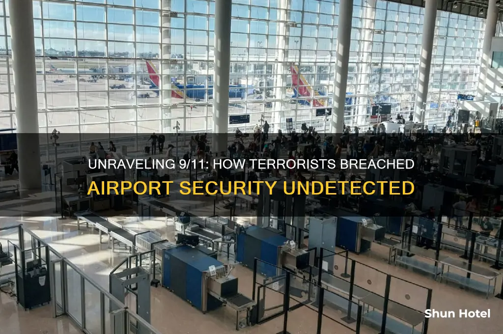 how did the 9 11 assailants get thorugh the airports