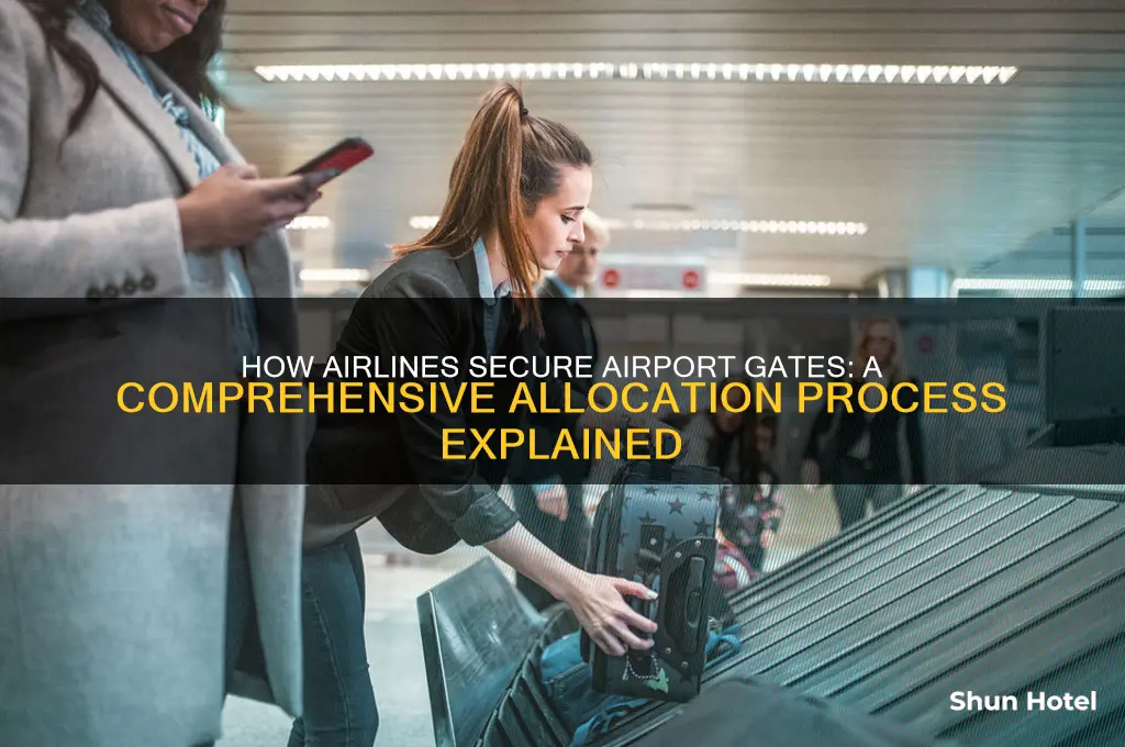 how do airlines get gates at airports