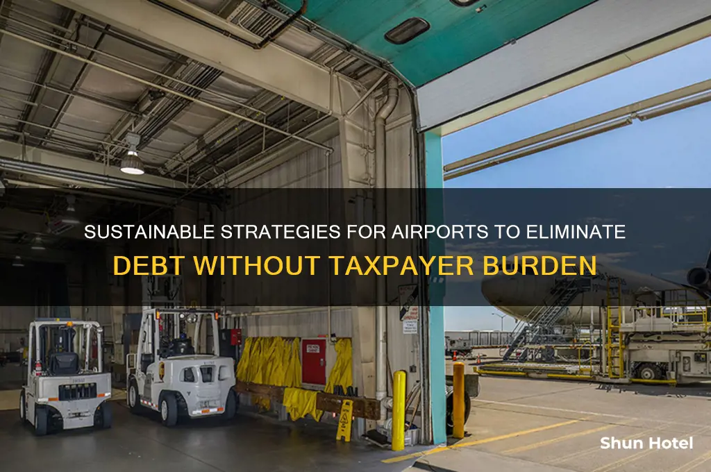 how do airports get out of debt without taxpayers