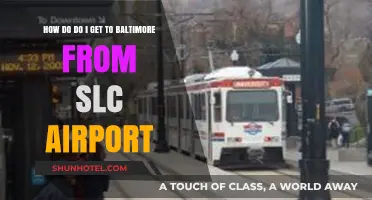 Traveling from SLC Airport to Baltimore: A Comprehensive Guide