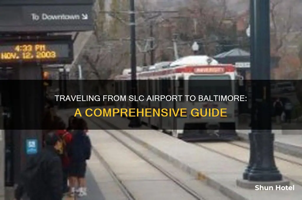 how do do i get to baltimore from slc airport
