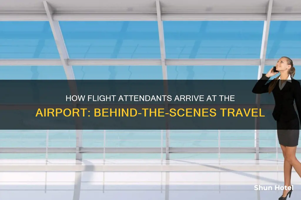 how do flight attendants get to the airport
