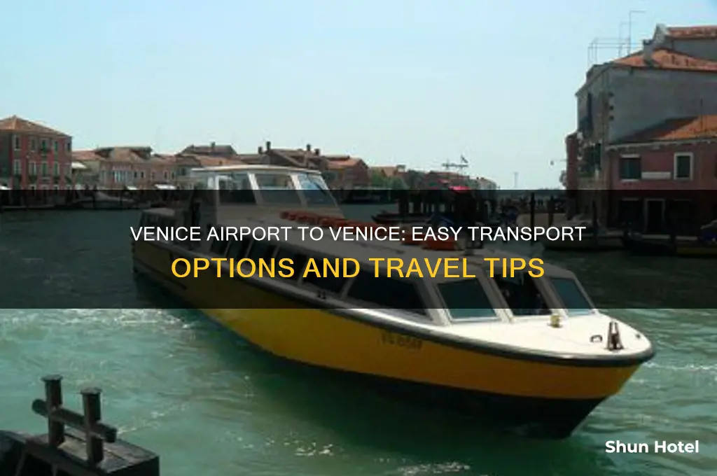 how do get from venice airport to venice