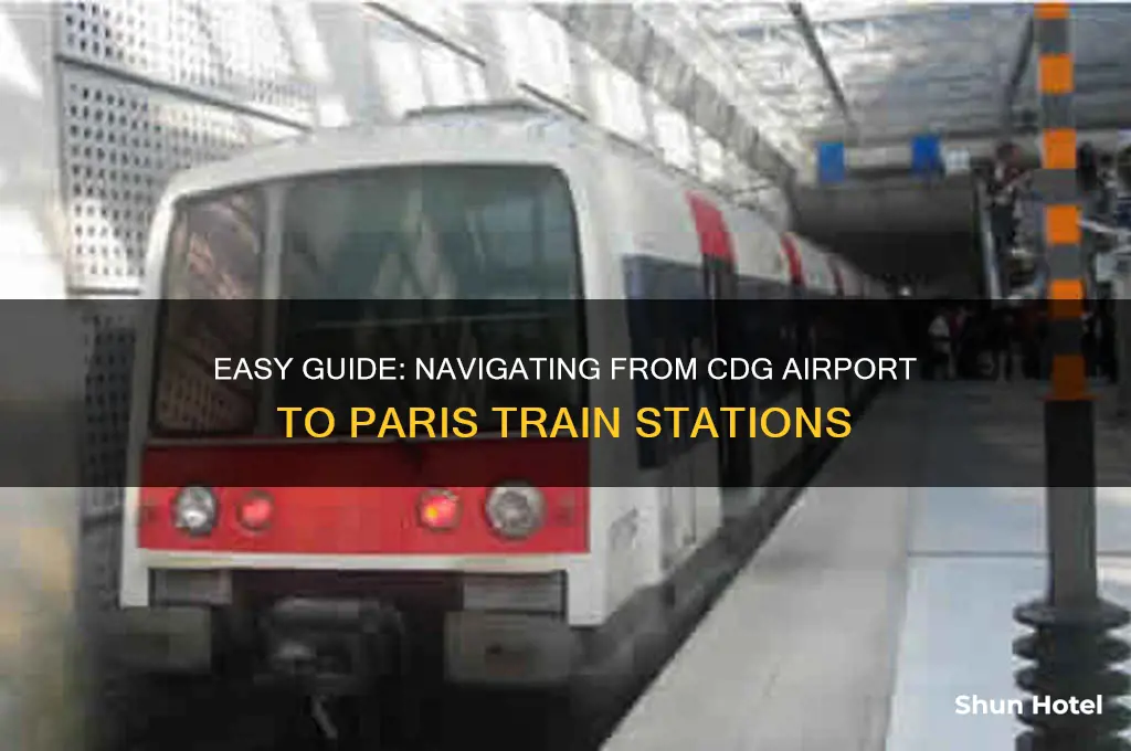 how do get to train station from cdg airport