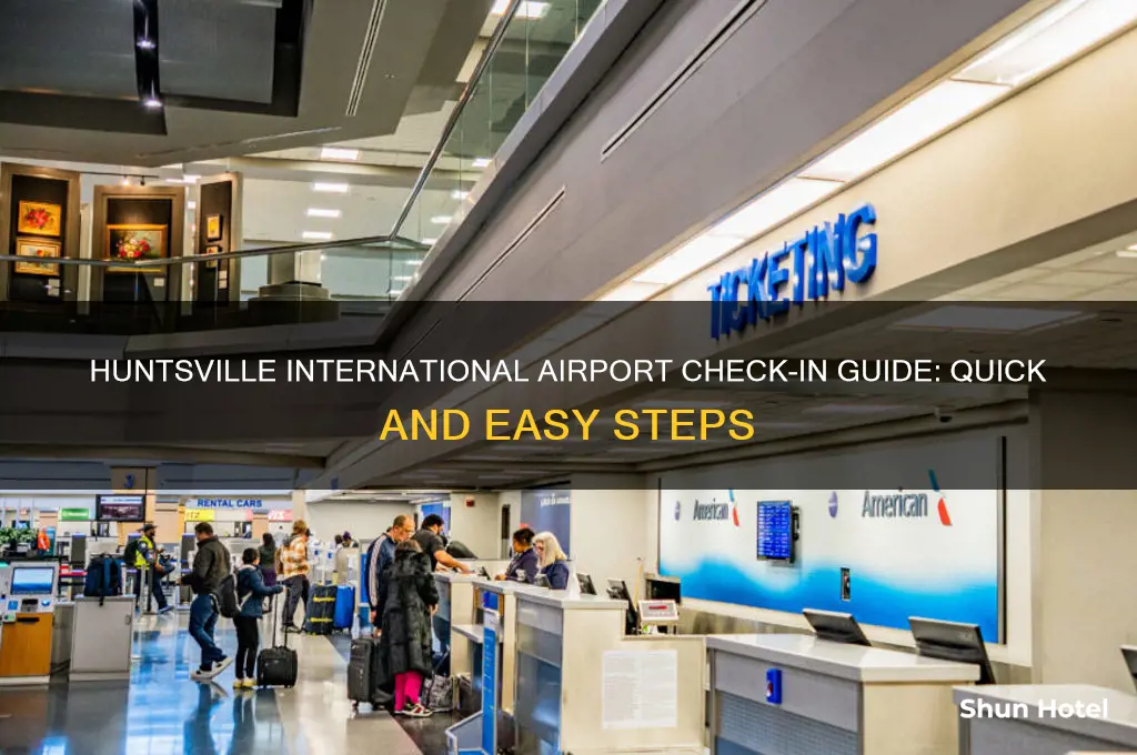 how do i check in at huntsville international airport