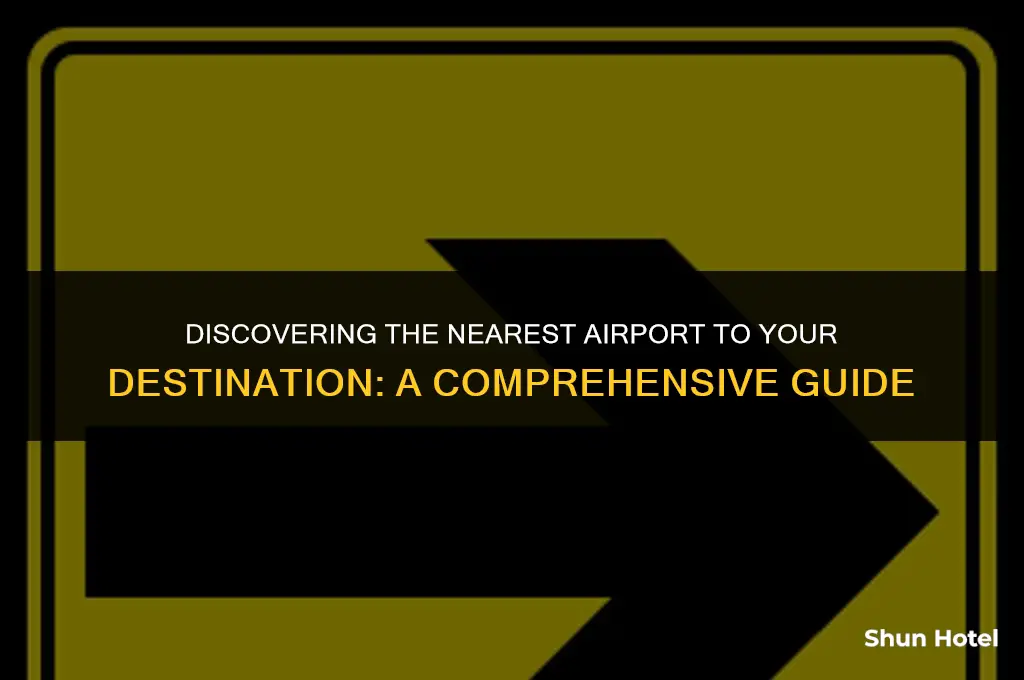 how do i find the closest airport to an address