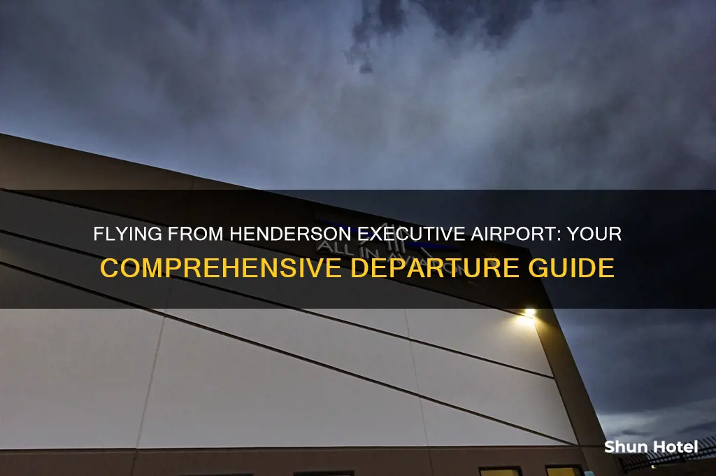 how do i fly from henderson executive airport