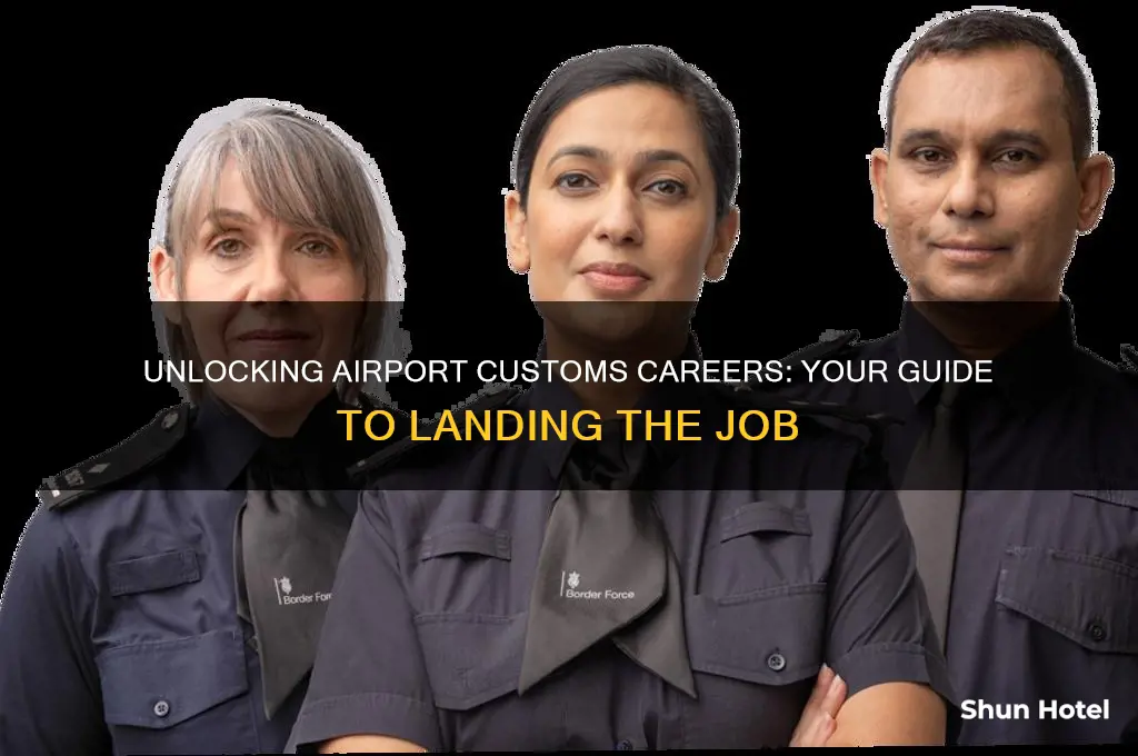 how do i get a job at airport customs