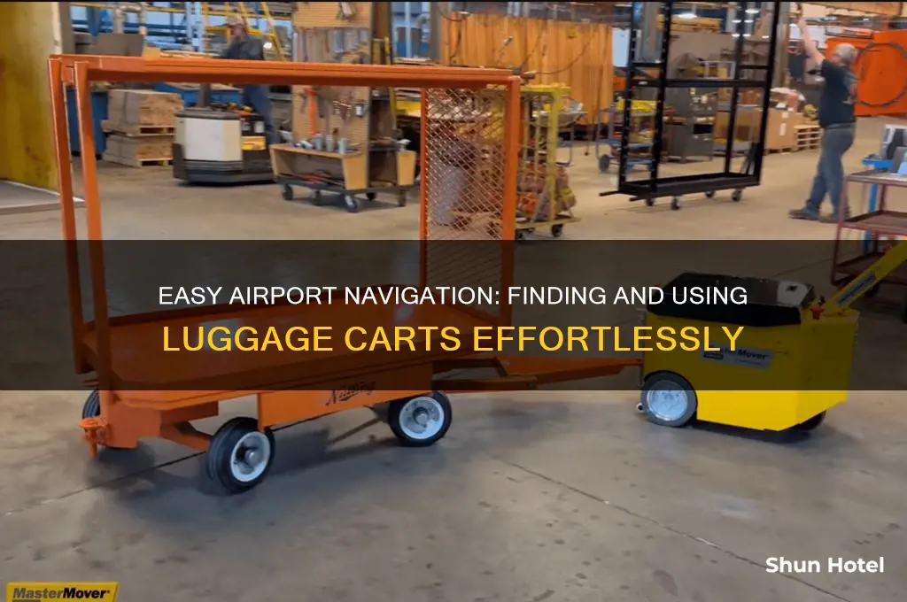 how do i get a luggage cart at the airport