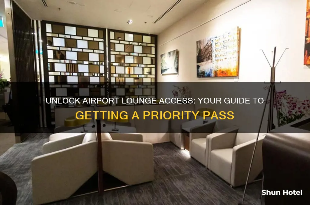 how do i get a priority pass for the airport