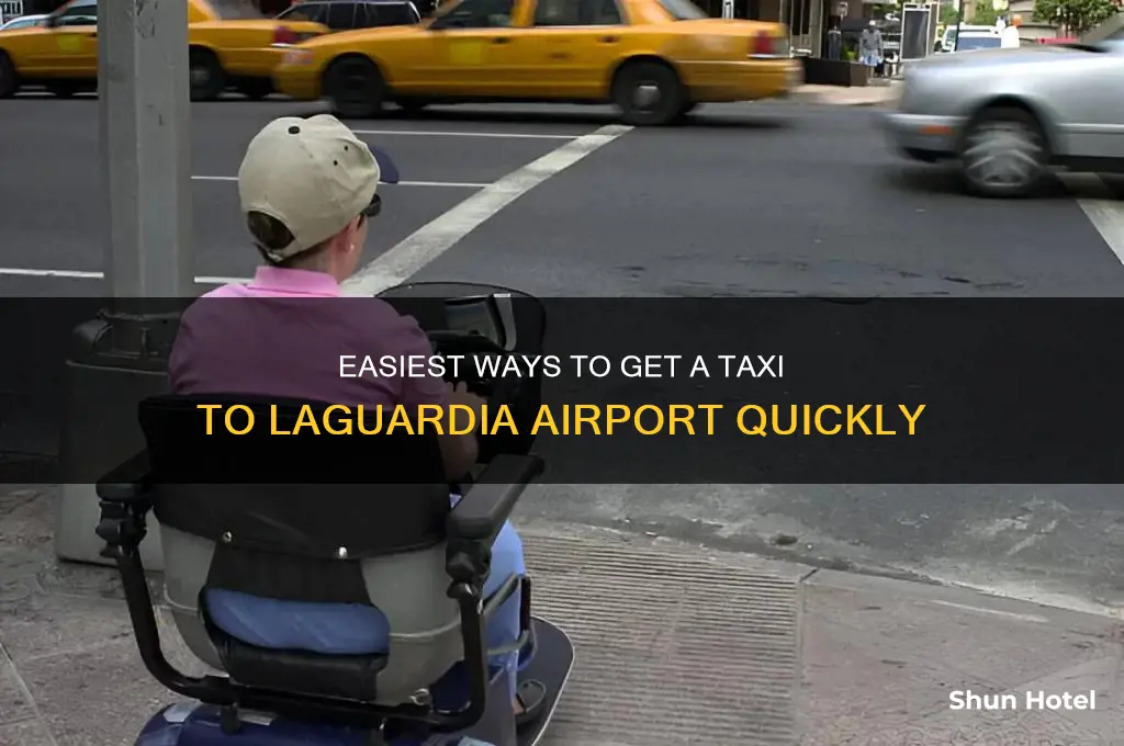 how do i get a taxi to laguardia airport
