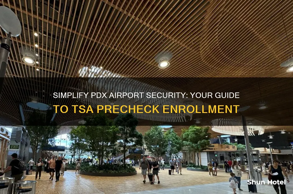 how do i get a tsa precheck at pdx airport