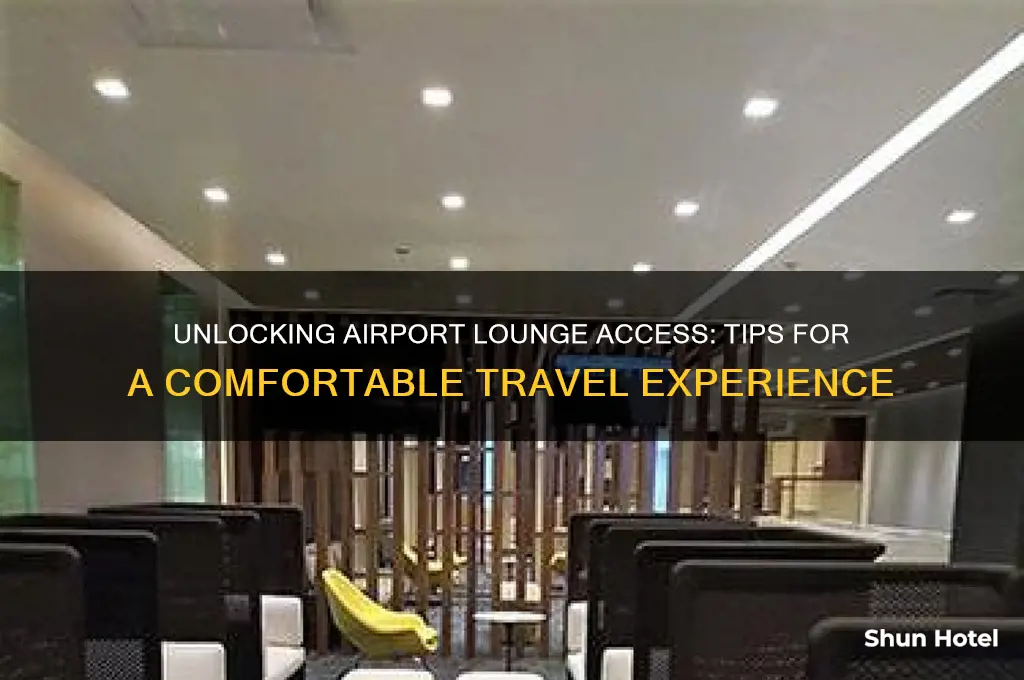 how do i get airport lounge access