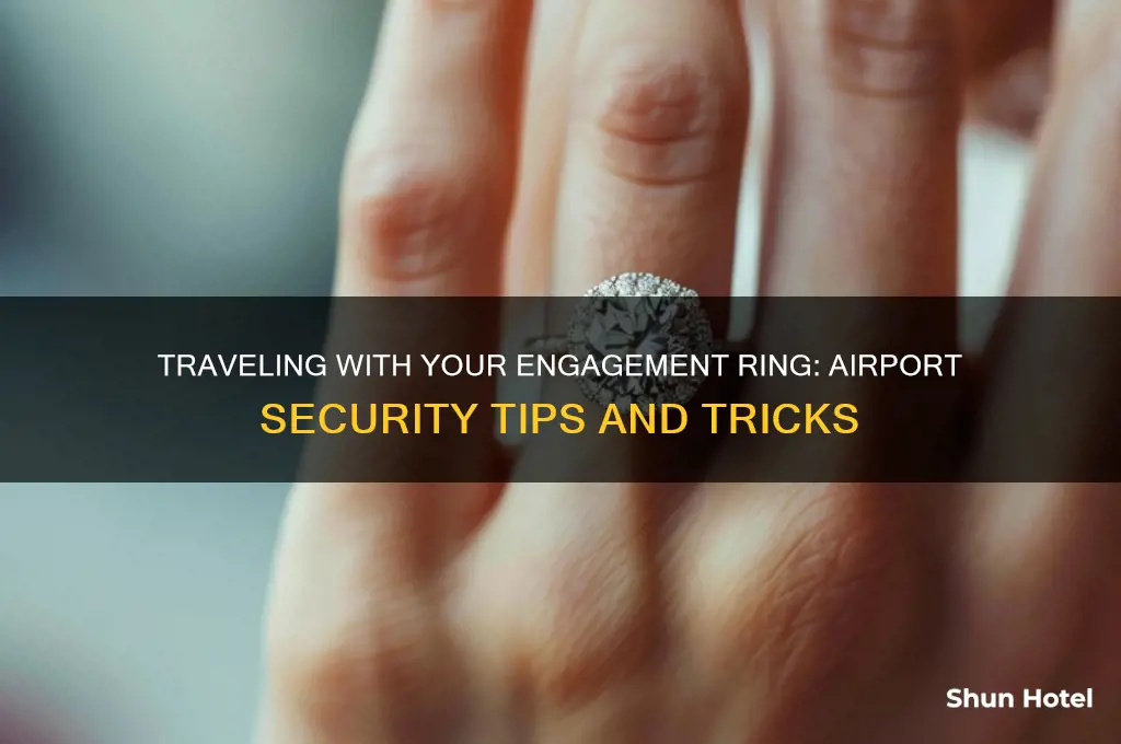 how do i get an engagement ring through airport security