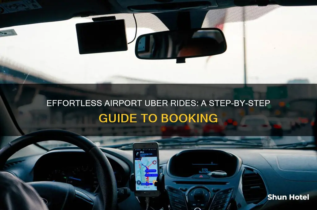 how do i get an uber at an airport