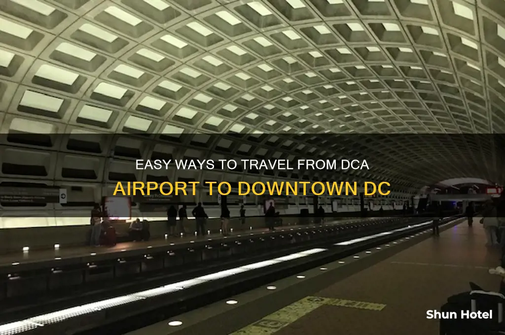 how do i get downtown dc from the airport