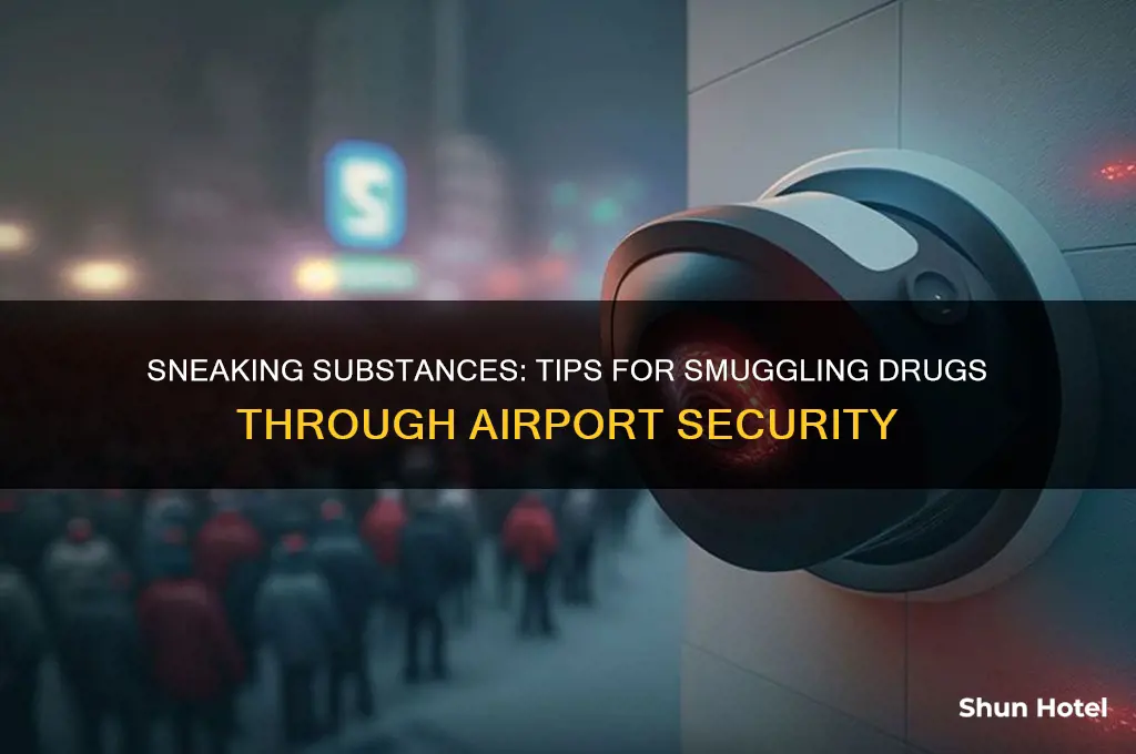 how do i get drugs threw an airport