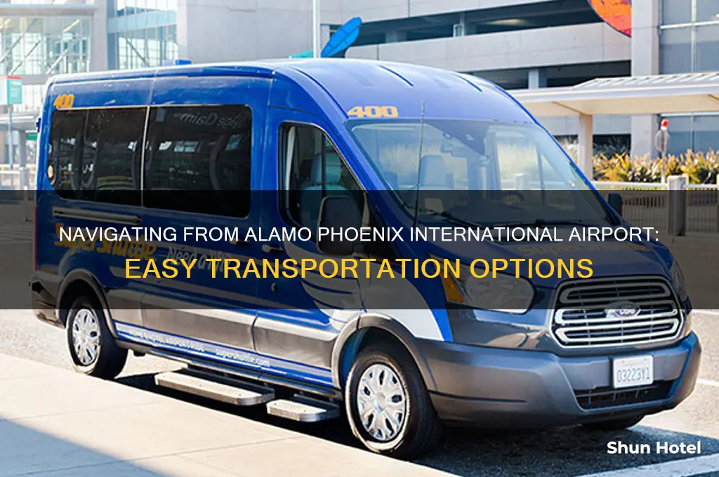 how do i get from alamo phoenix international airport