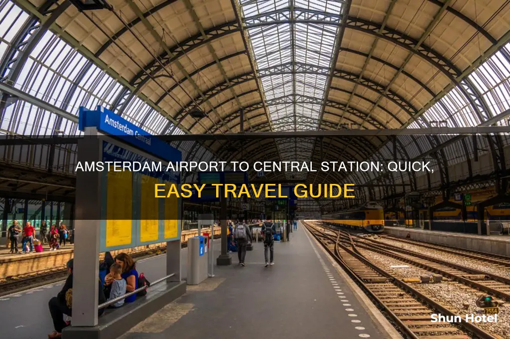 how do i get from amsterdam airport to central station