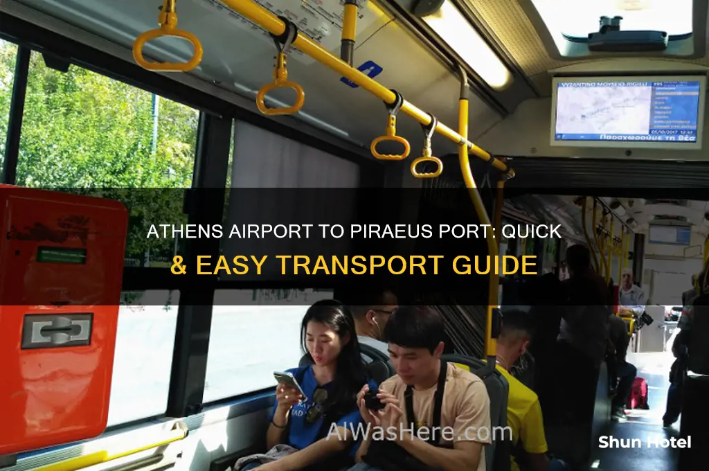 how do i get from athens airport to piraeus port