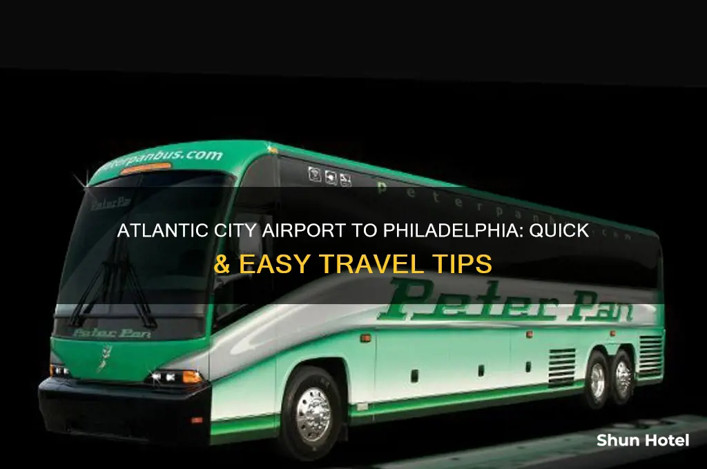 how do i get from atlantic city airport to philadelphia