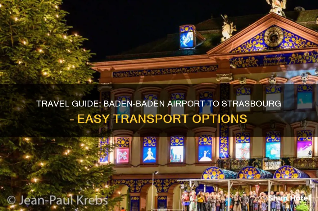 how do i get from baden baden airport to strasbourg