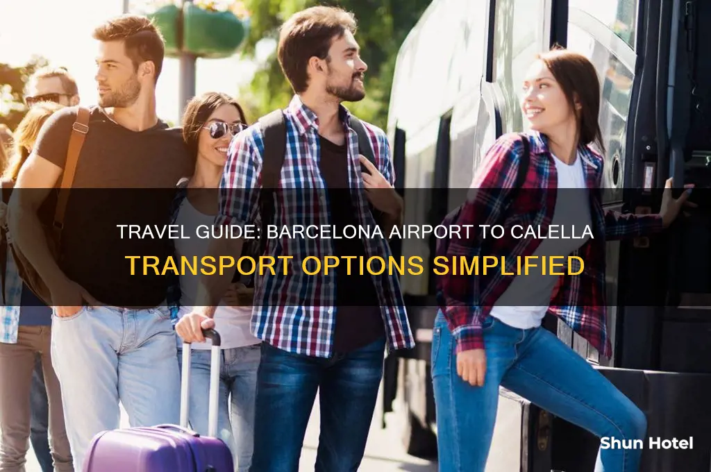 how do i get from barcelona airport to calella