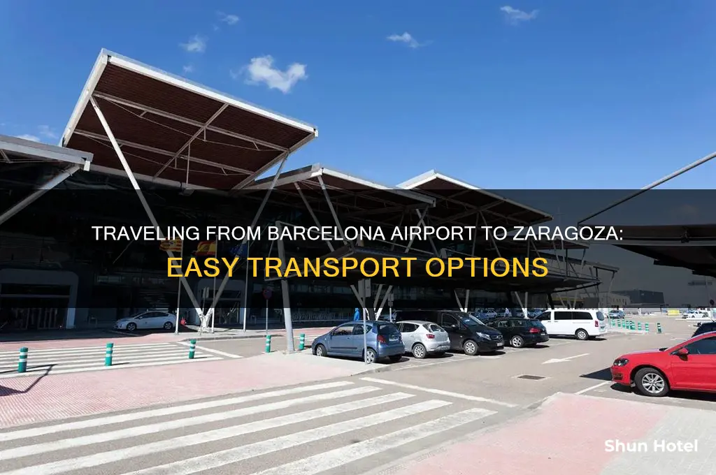 how do i get from barcelona airport to zaragoza