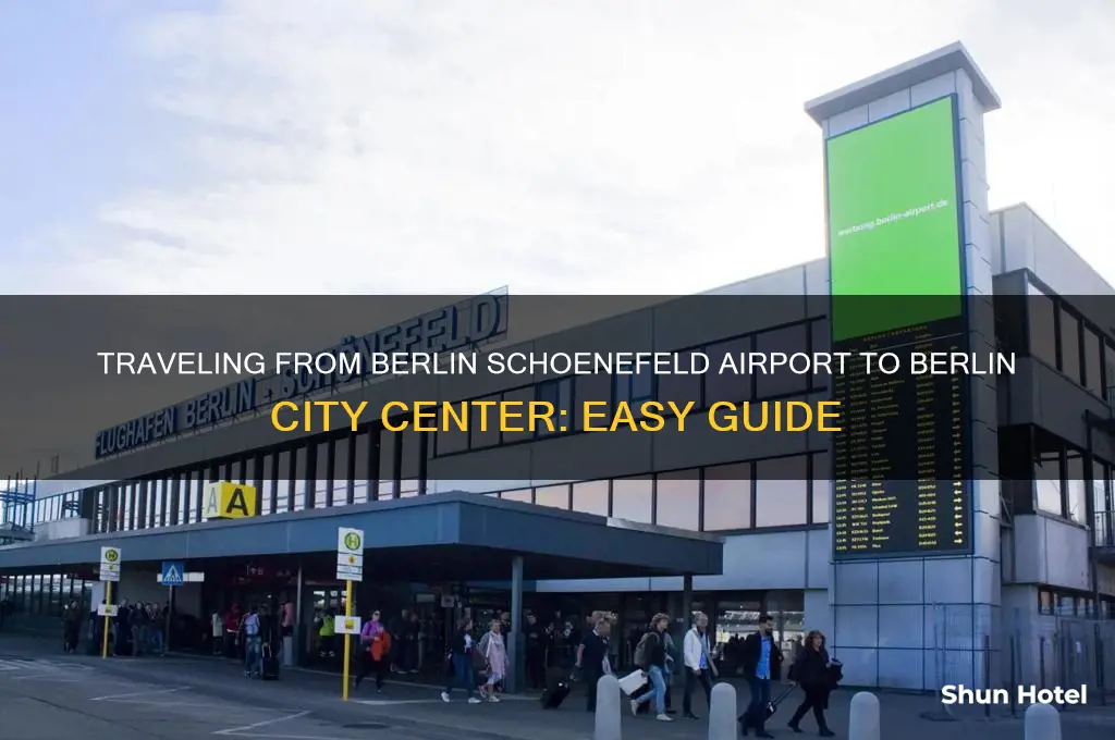 how do i get from berlin schoenefeld airport to berlin