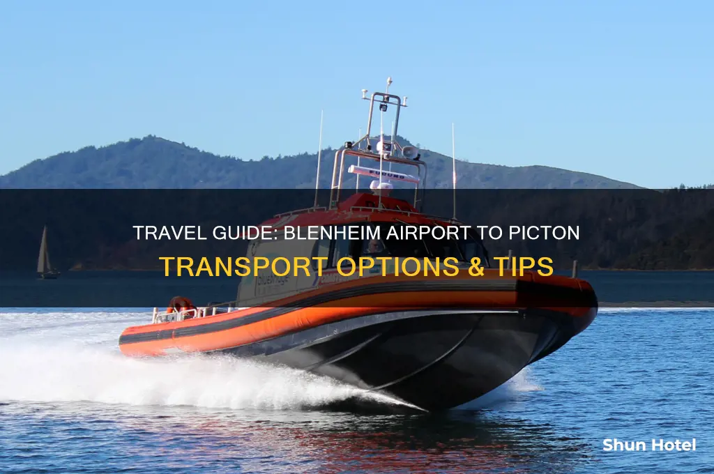 how do i get from blenheim airport to picton