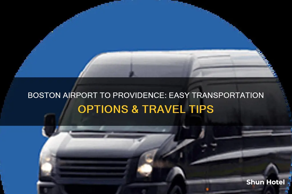 how do i get from boston airport to providence