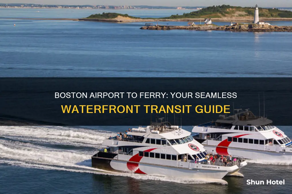 how do i get from boston airport via ferry