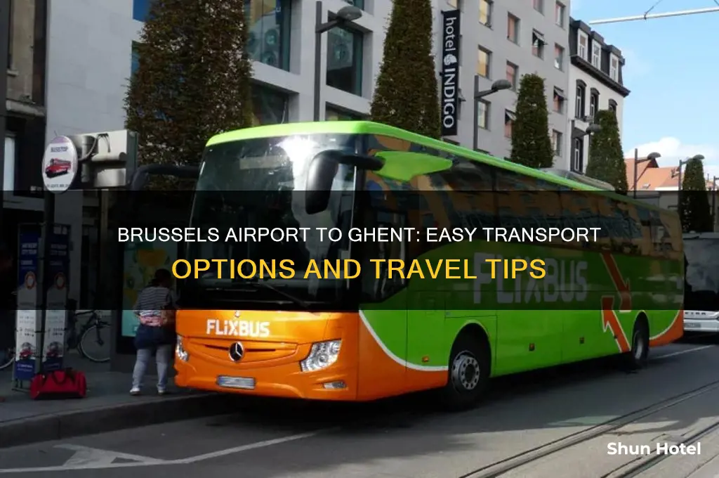how do i get from brussels airport to ghent