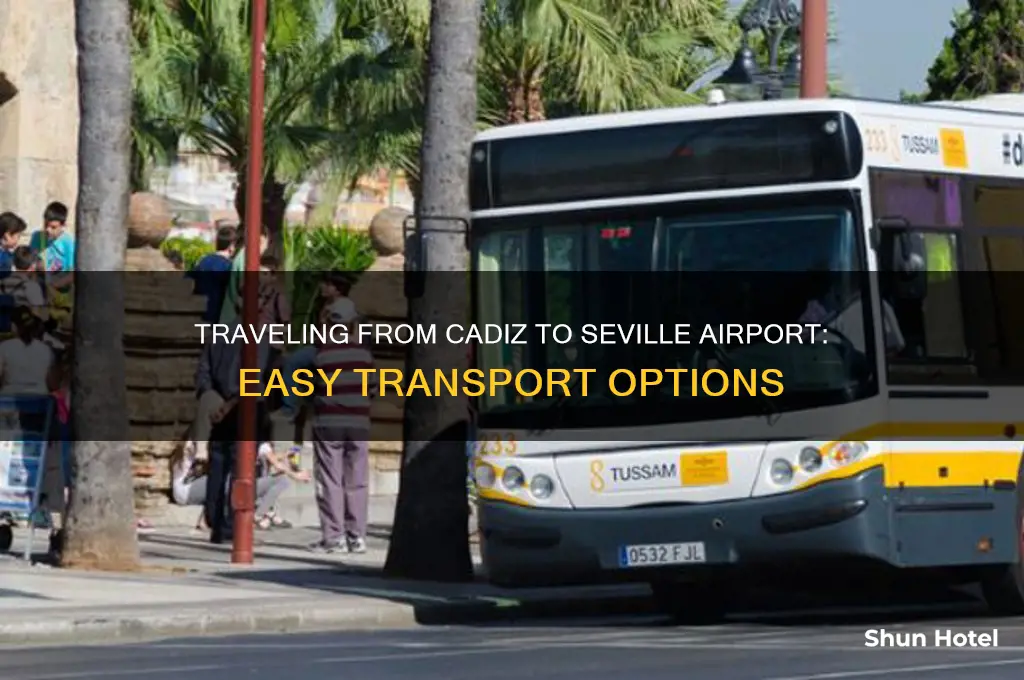 how do i get from cadiz to seville airport