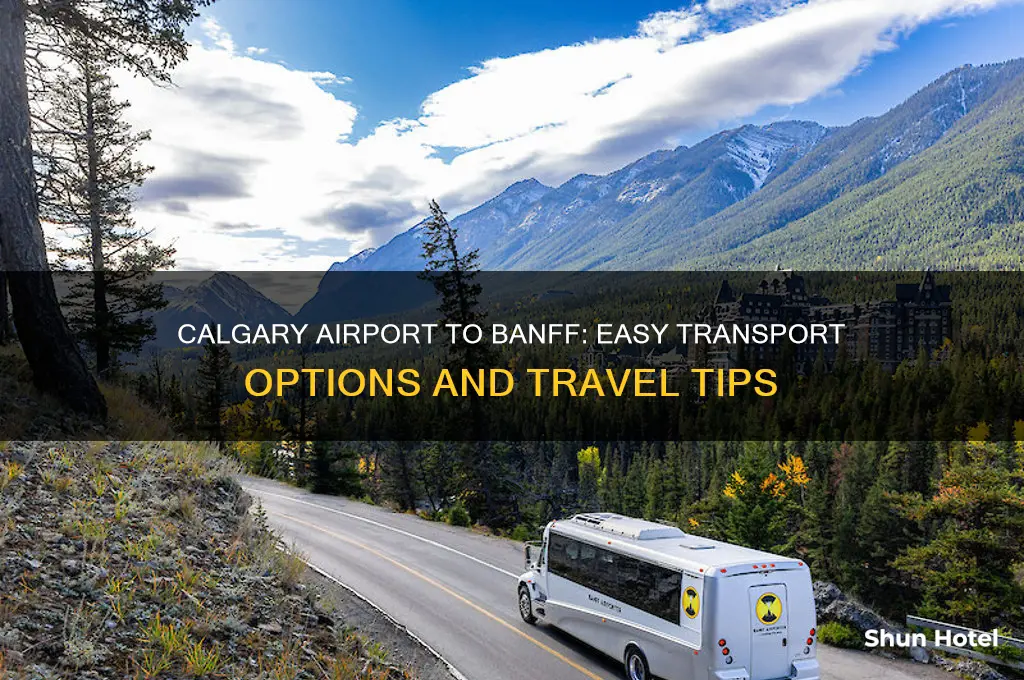 how do i get from calgary airport to banff