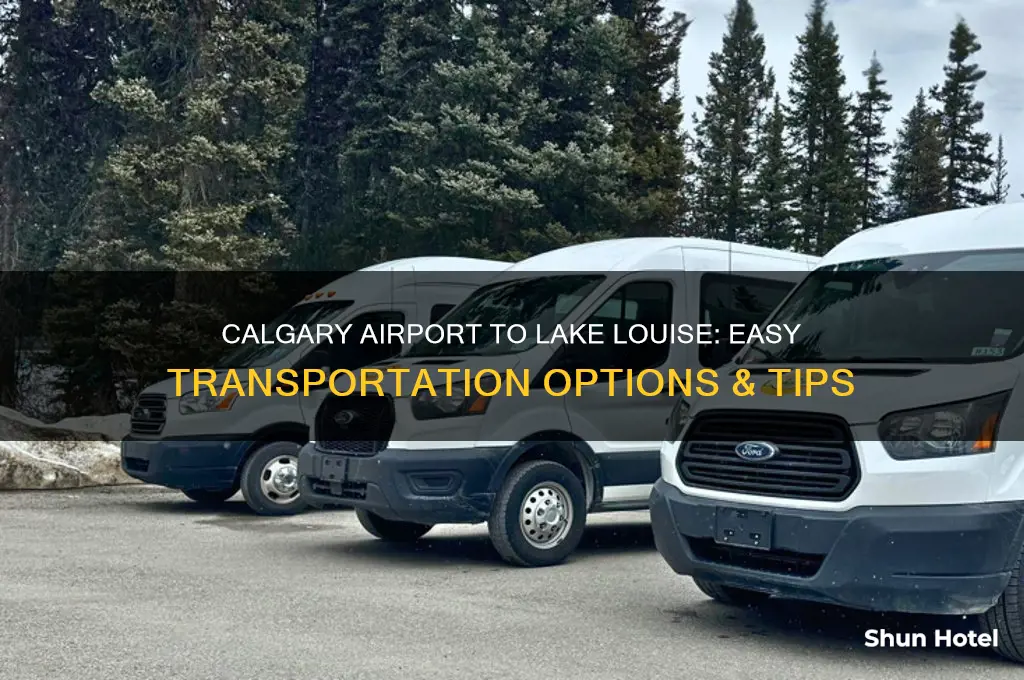 how do i get from calgary airport to lake louise