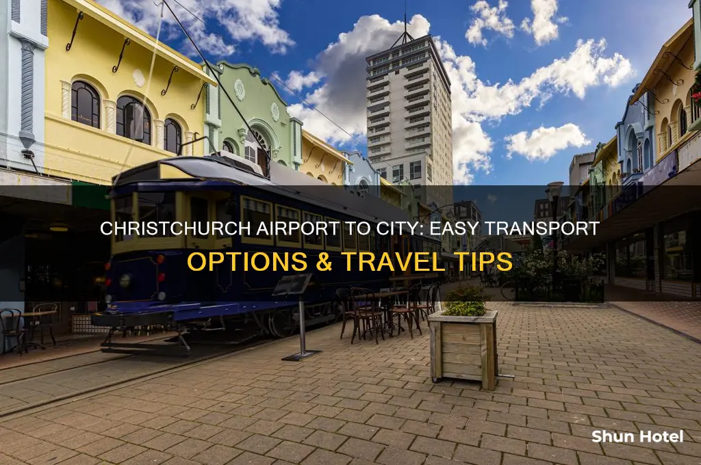 how do i get from christchurch airport to the city