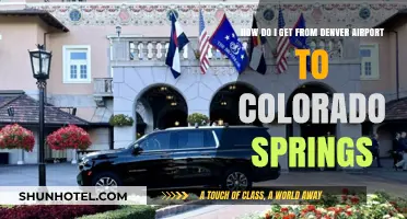 Denver Airport to Colorado Springs: Easy Transportation Options & Tips