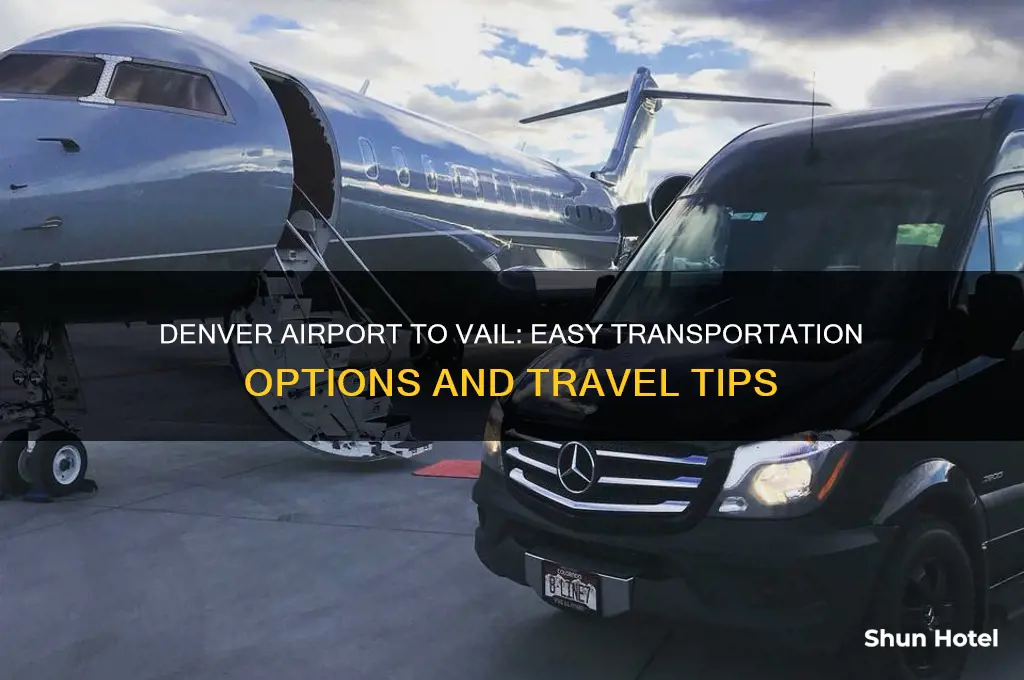 how do i get from denver airport to vail