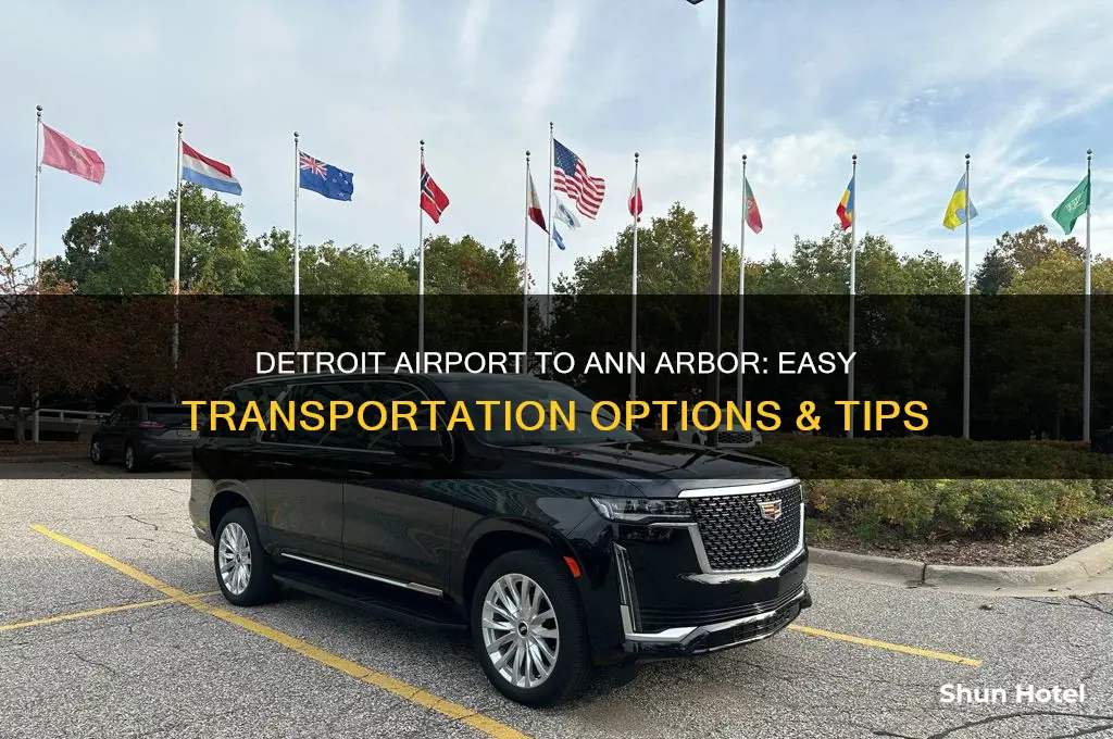 how do i get from detroit airport to ann arbor
