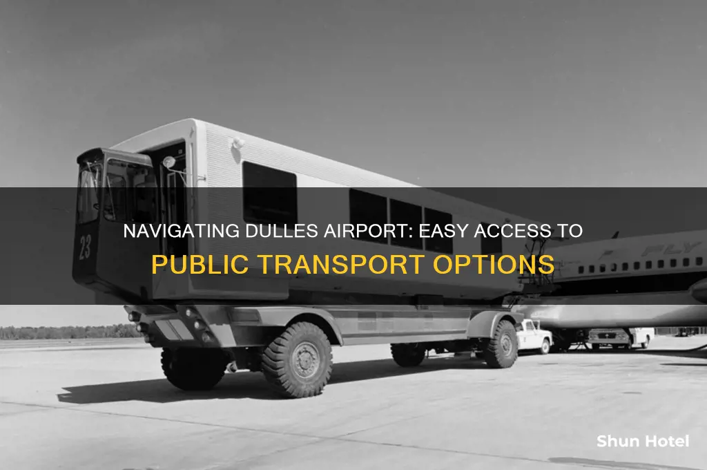 how do i get from dulles airport to public transport