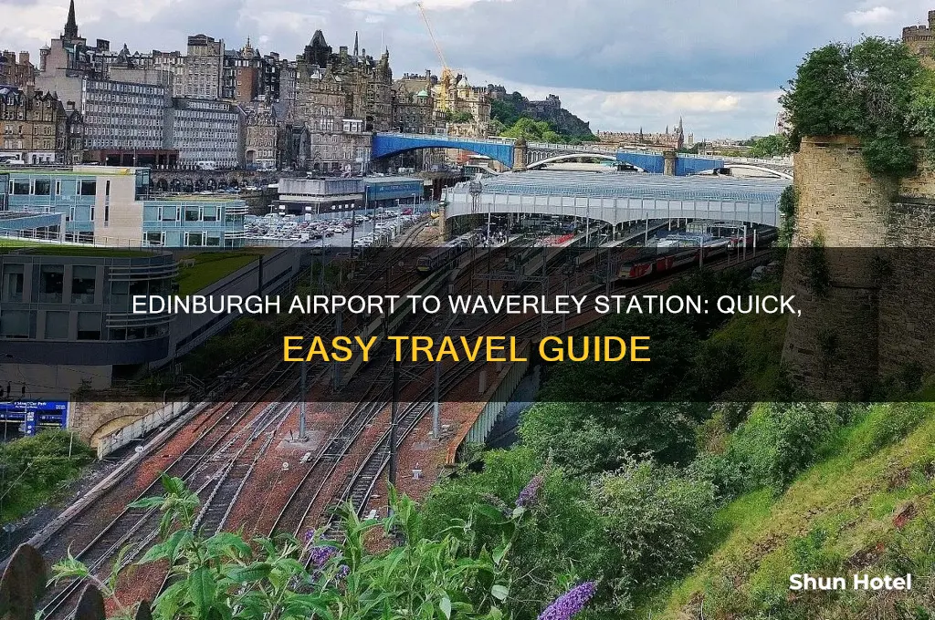 how do i get from edinburgh airport to waverley station