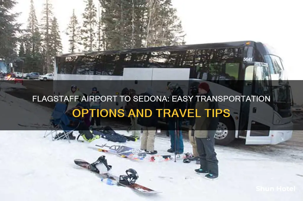 how do i get from flagstaff airport to sedona