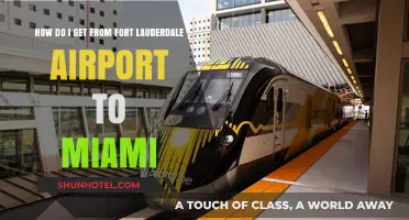 Traveling from Fort Lauderdale Airport to Miami: Easy Transport Options